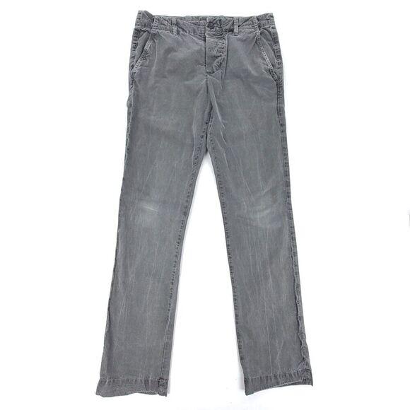 JAMES PERSE Rigid 100% Cotton Chino Pant Minimal Quiet Luxury 30 Gray Pigment - Picture 1 of 7